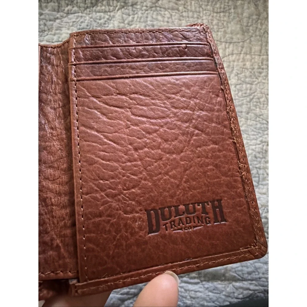 Duluth Trifold Bison Wallet